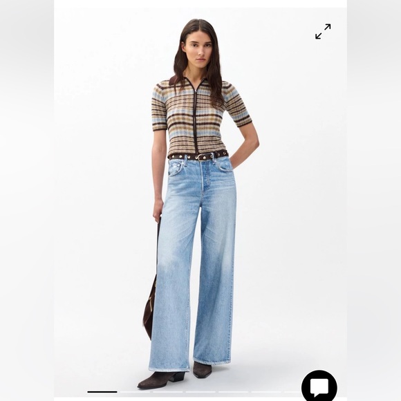 rag & bone Denim - Miramar Sofie Wide-Leg Pants size 26 NWT